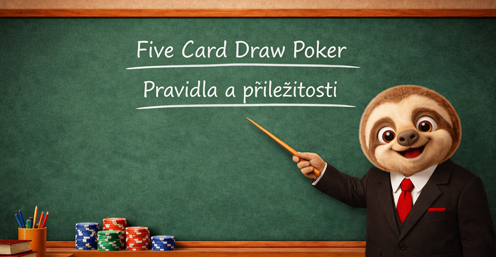 Five Card Draw Poker – Pravidla a příležitosti ke hře pokeru s 5 kartami