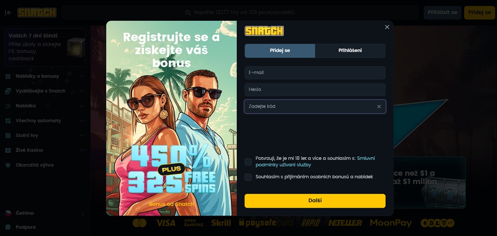Snatch Casino Promo-Code – Einleitung
