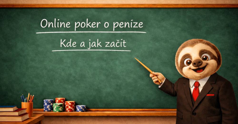 Online poker o peníze 2026: Kde a jak začít hrát úvod