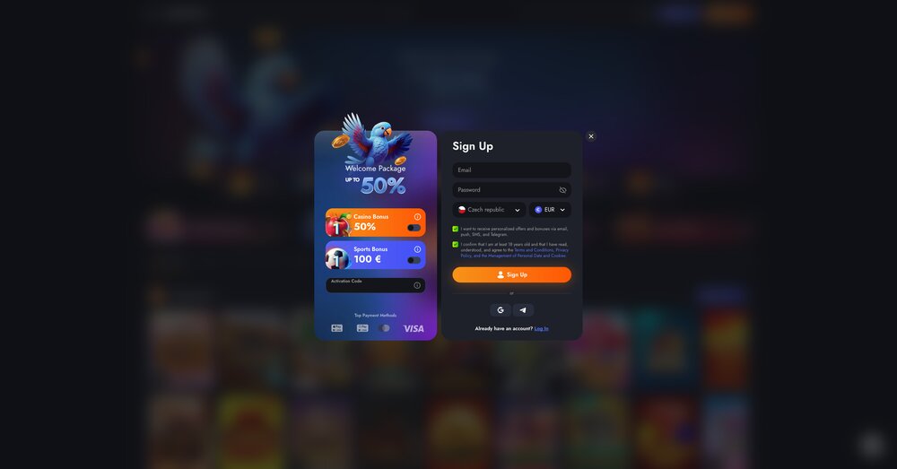 Martin Casino promo code