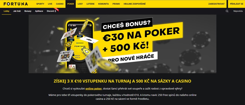 Fortuna Poker bonus