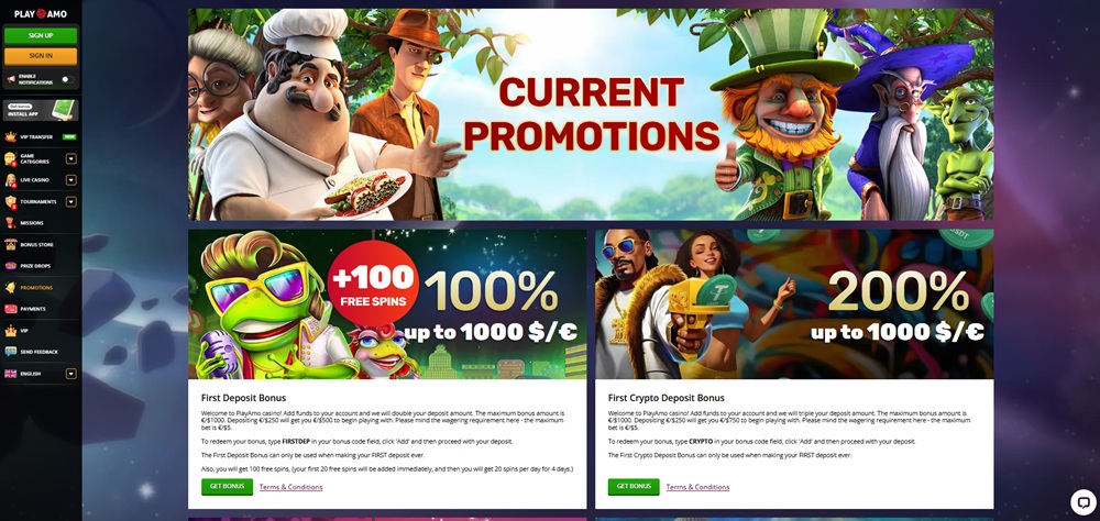 Playamo casino no deposit bonus