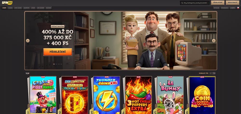 SpinBoss casino úvod