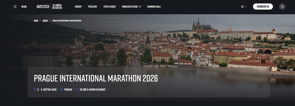 Pražský maraton 2026 úvod