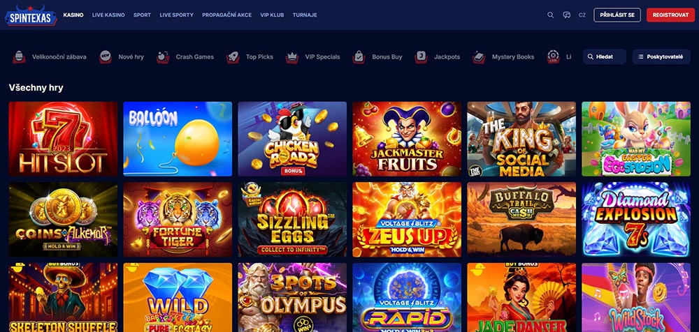 SpinTexas casino úvod