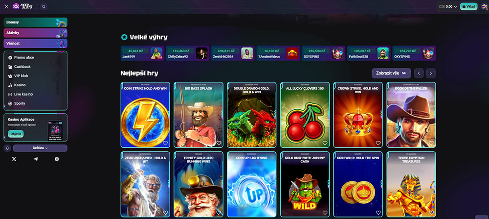 NeedForSlots automaty