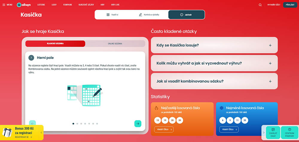 Kasička výsledky úvod