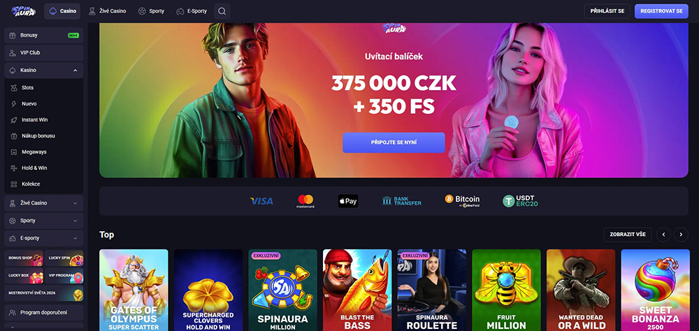 Spin Aura casino uvod